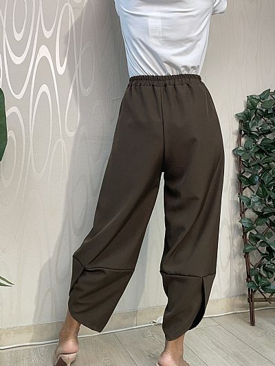 Παντελόνι Σαλβάρι Καφέ
