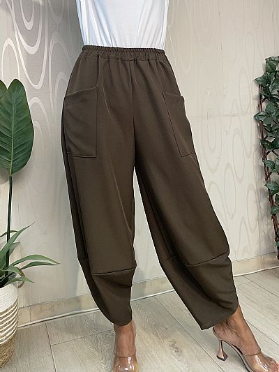 Παντελόνι Σαλβάρι Καφέ