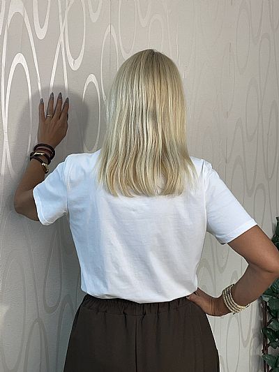 Γυναικείο Λευκό T–Shirt 