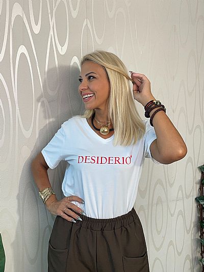 Γυναικείο Λευκό T–Shirt 