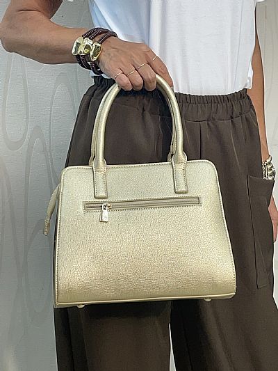 Τσάντα Χρυσή Ώμου & Χειρός