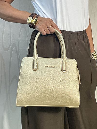 Τσάντα Χρυσή Ώμου & Χειρός