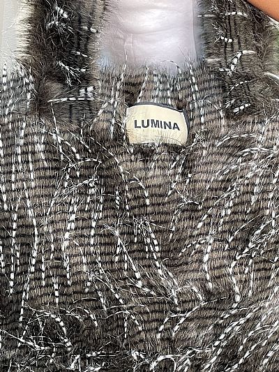 Γυναικεία Τσάντα Lumina με Συνθετική Γούνα και Σχέδιο